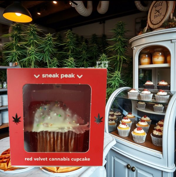 Red Velvet Cannabis Cupcake 0.5 gr THC