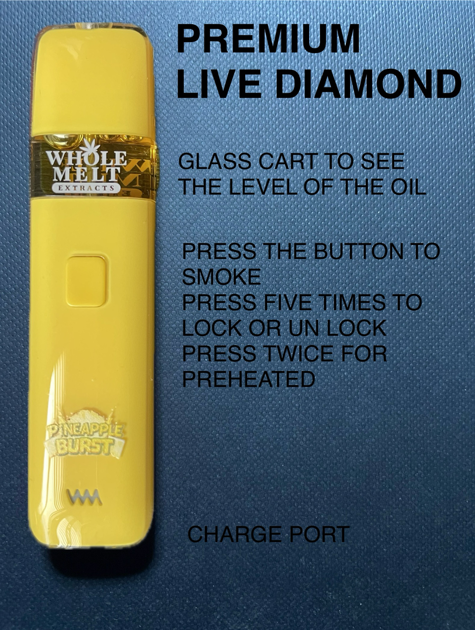 Whole Melt Extracts Pineapple Burts 2 gr - Image 2