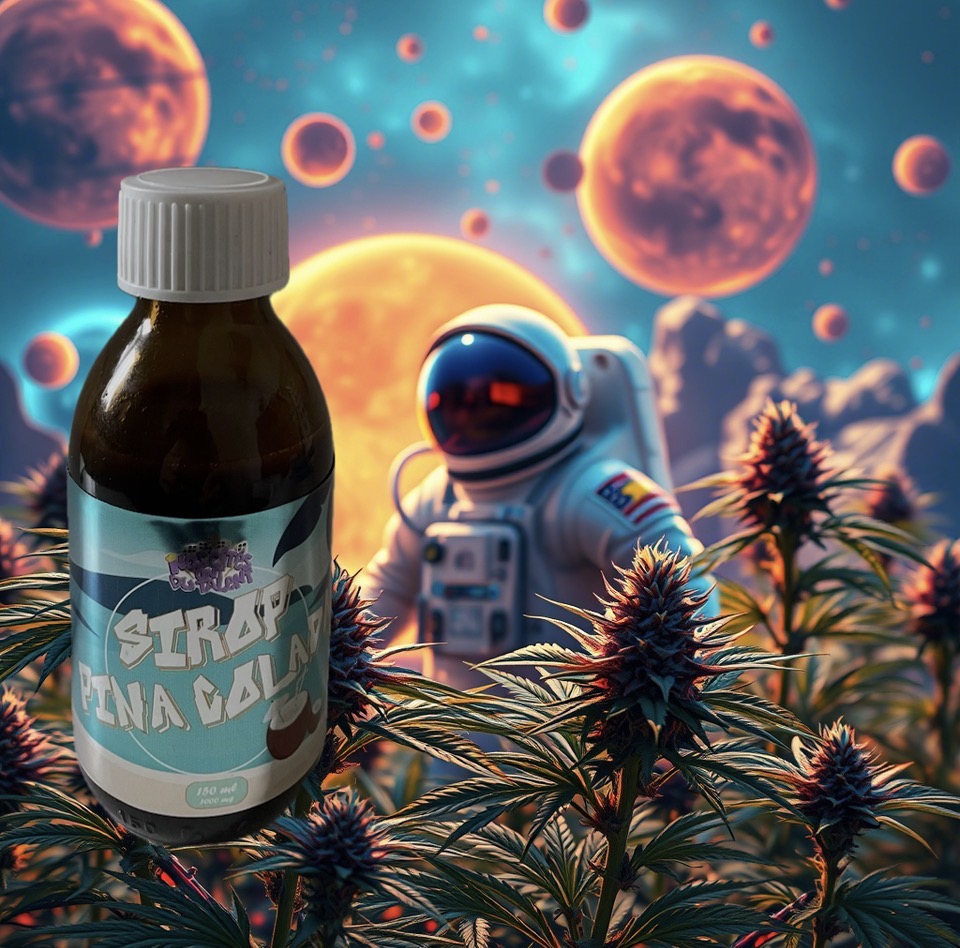 Infused Syrup 1000 mg thc Coco Citron pineapple - Image 3