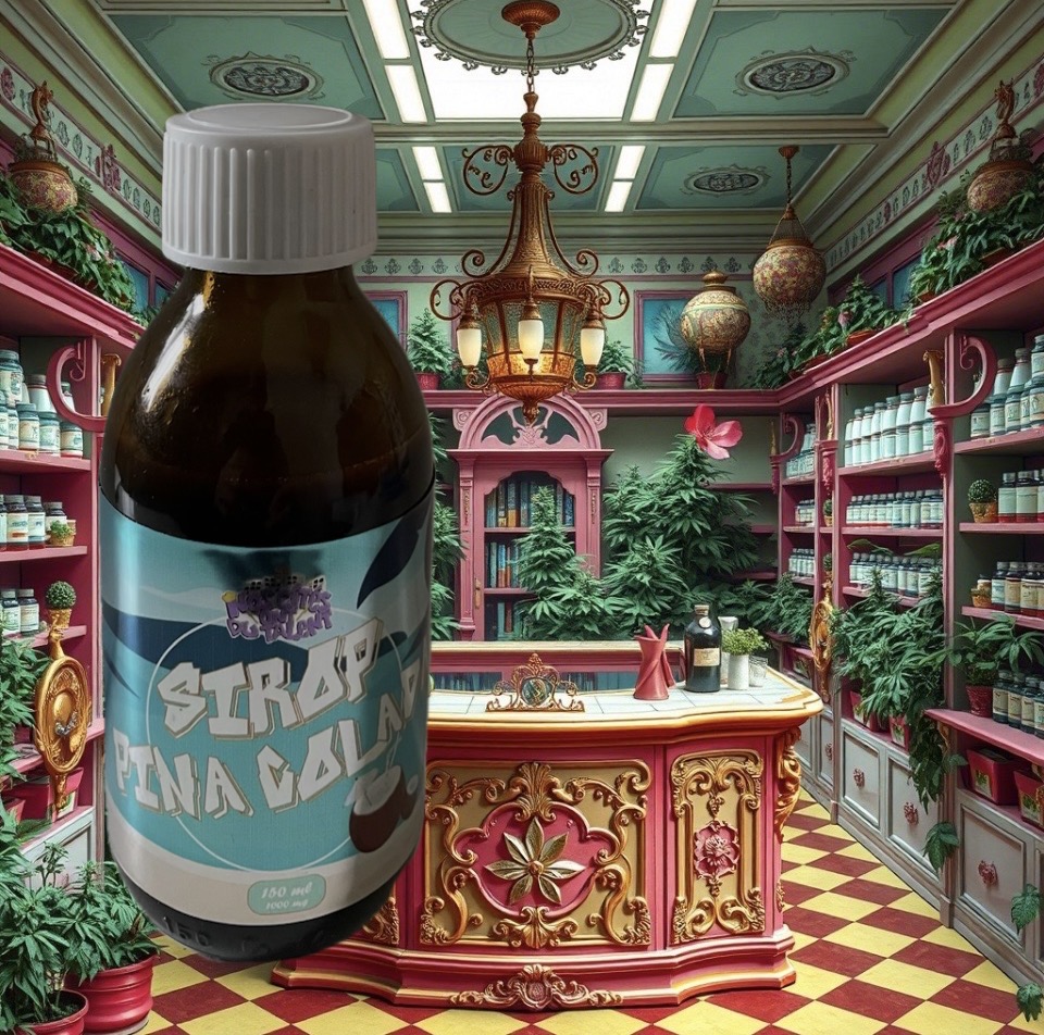 Infused Syrup 1000 mg thc Coco Citron pineapple - Image 4