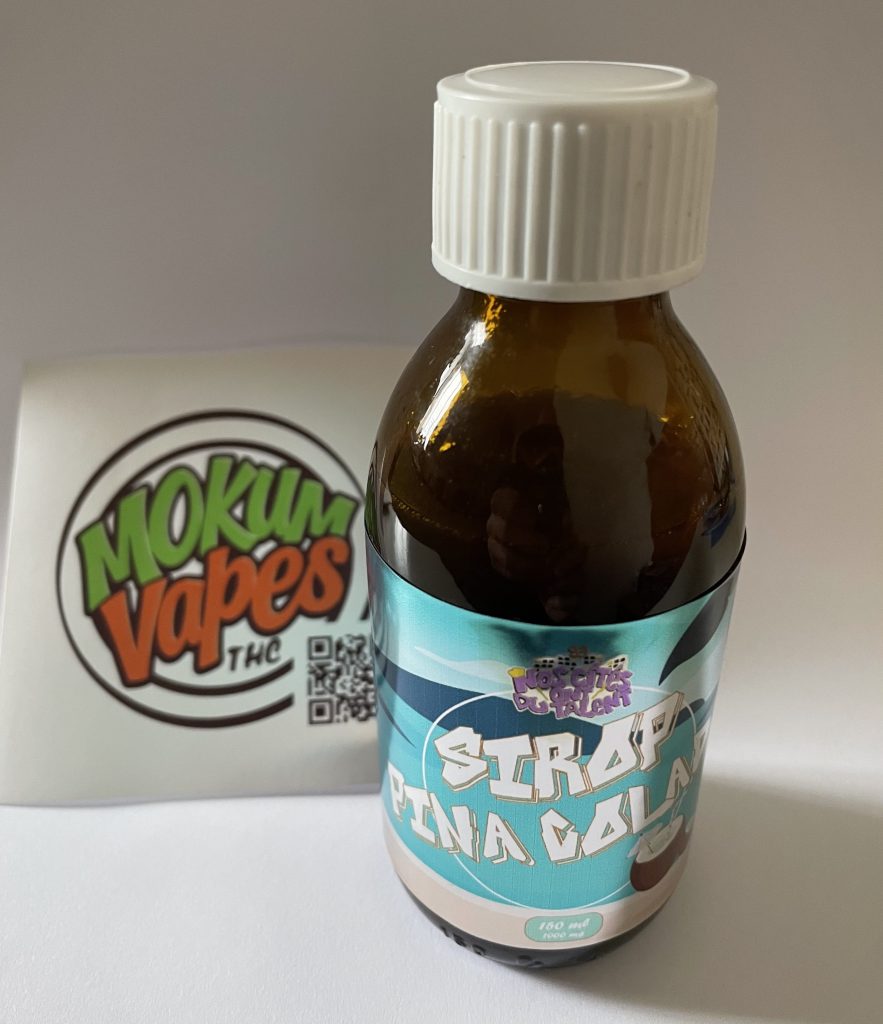Infused Syrup 1000 mg thc Coco Citron pineapple