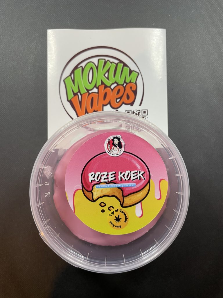 Roze koek Vanilla Strawberry Flavour 100mg